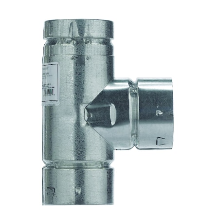 Selkirk Selkirk 3 in. X 3 in. X 3 in. Aluminum/Galvanized Steel Standard Gas Vent Tee 183100